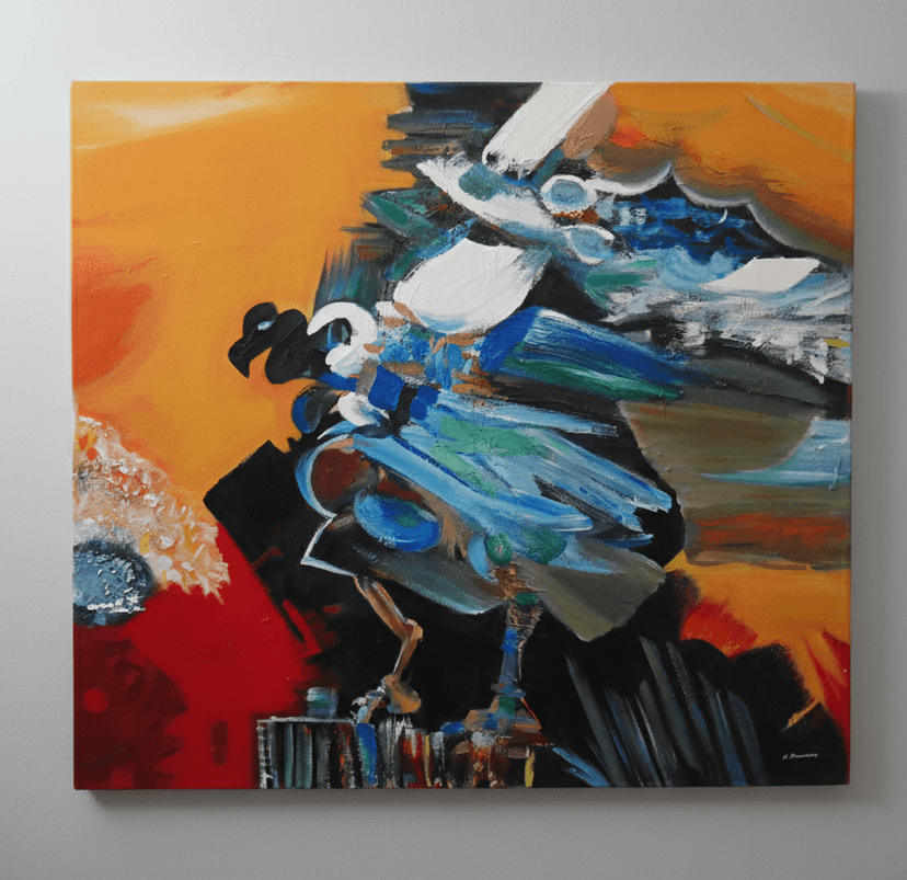 Cóndor Colombia - Óleo sobre lienzo - 117 x 104 cm