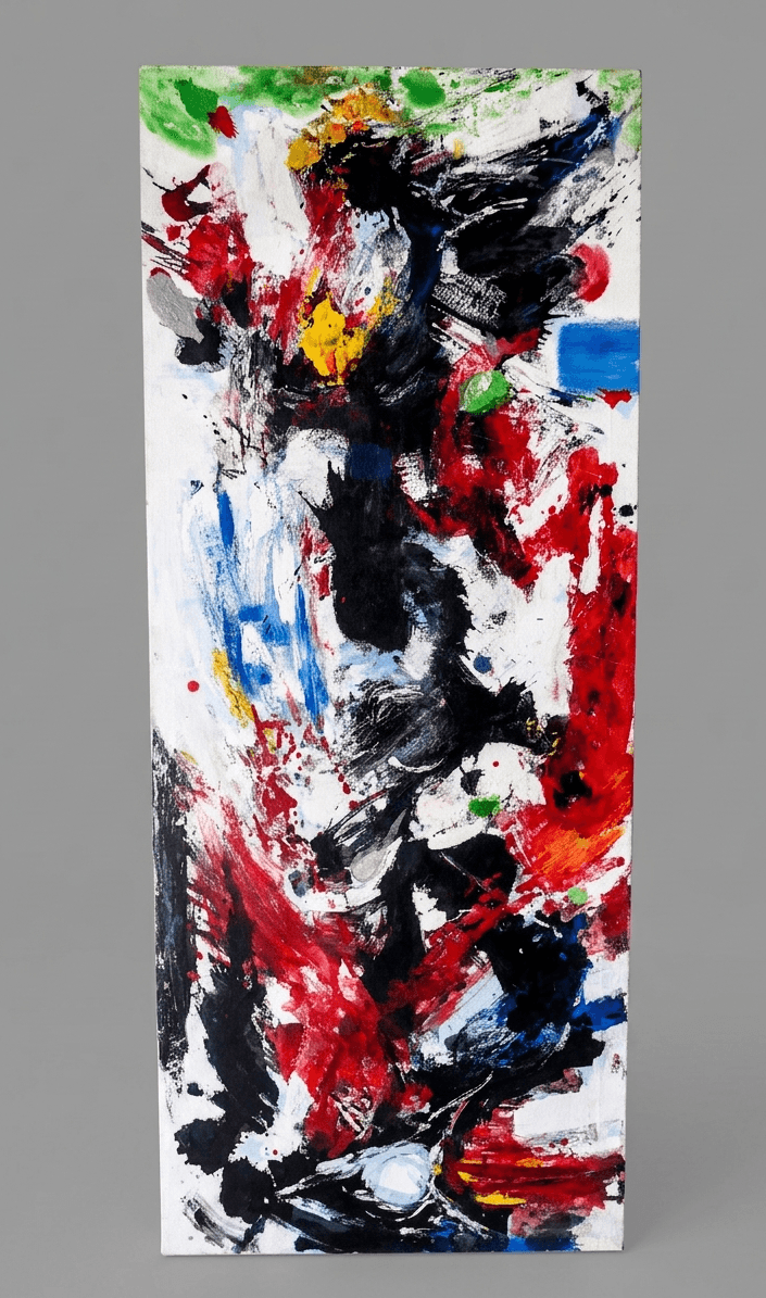 Blanco Expresionista - Óleo sobre lienzo - 51 x 126 cm